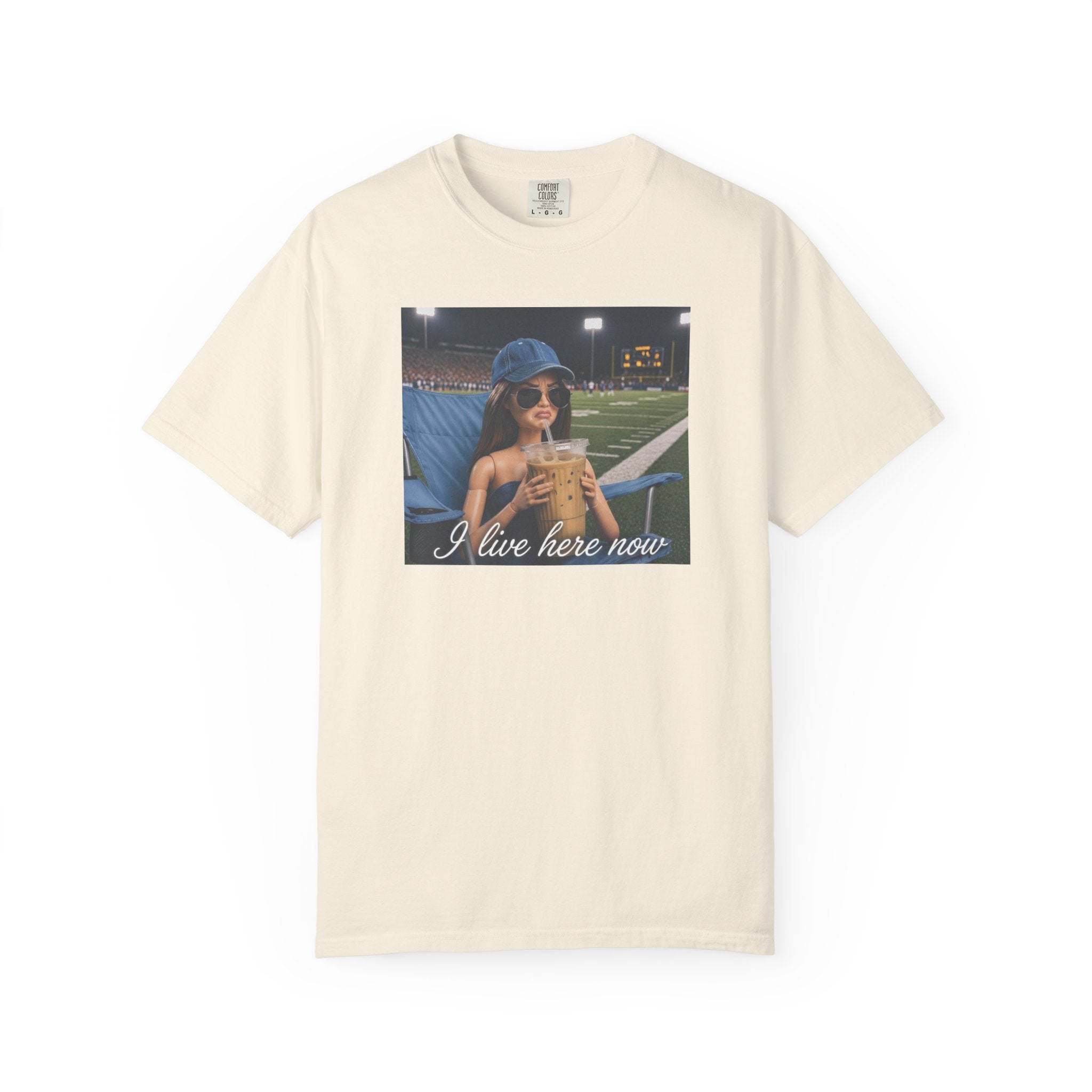I Live Here Now T-Shirt — Vintage Photo Graphic Tee