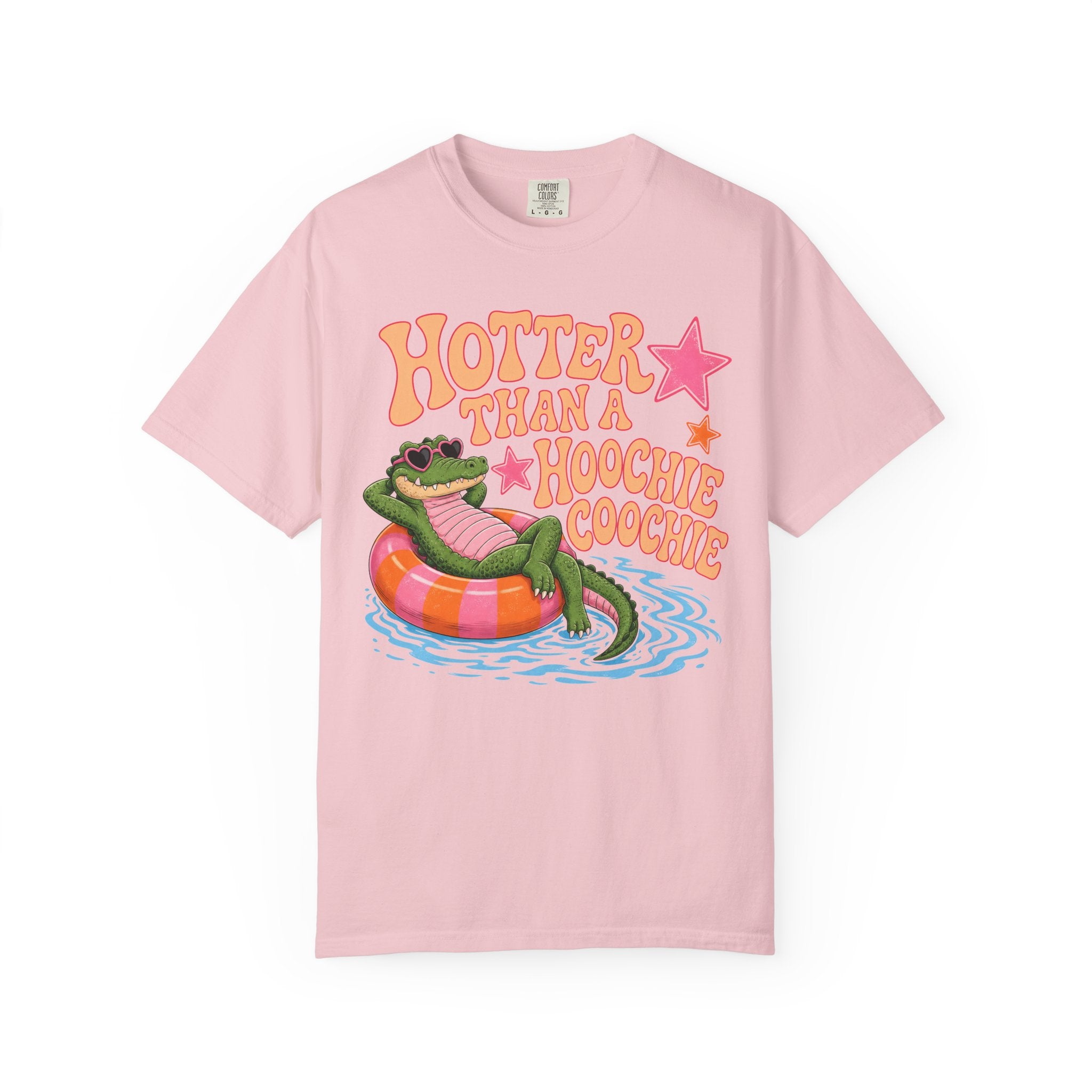 Hotter Than a Hoochie Coochie T-Shirt — Retro Frog Summer Graphic Tee
