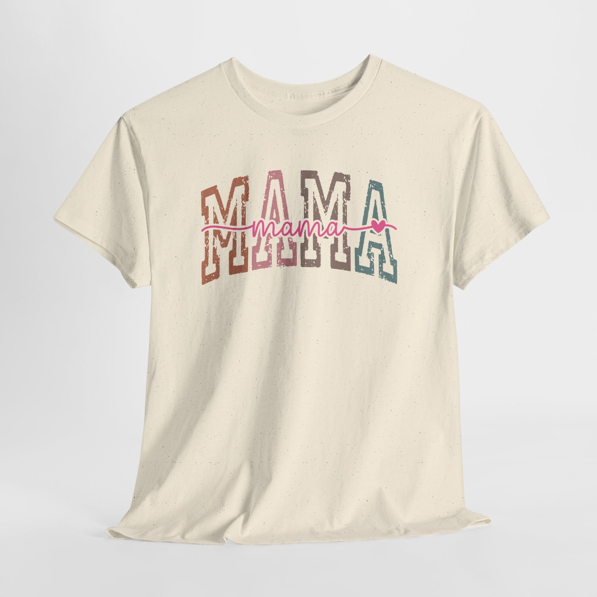 'MAMA' Retro Outline Mom T‑Shirt | Mother's Day Gift