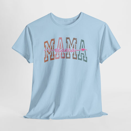 'MAMA' Retro Outline Mom T‑Shirt | Mother's Day Gift