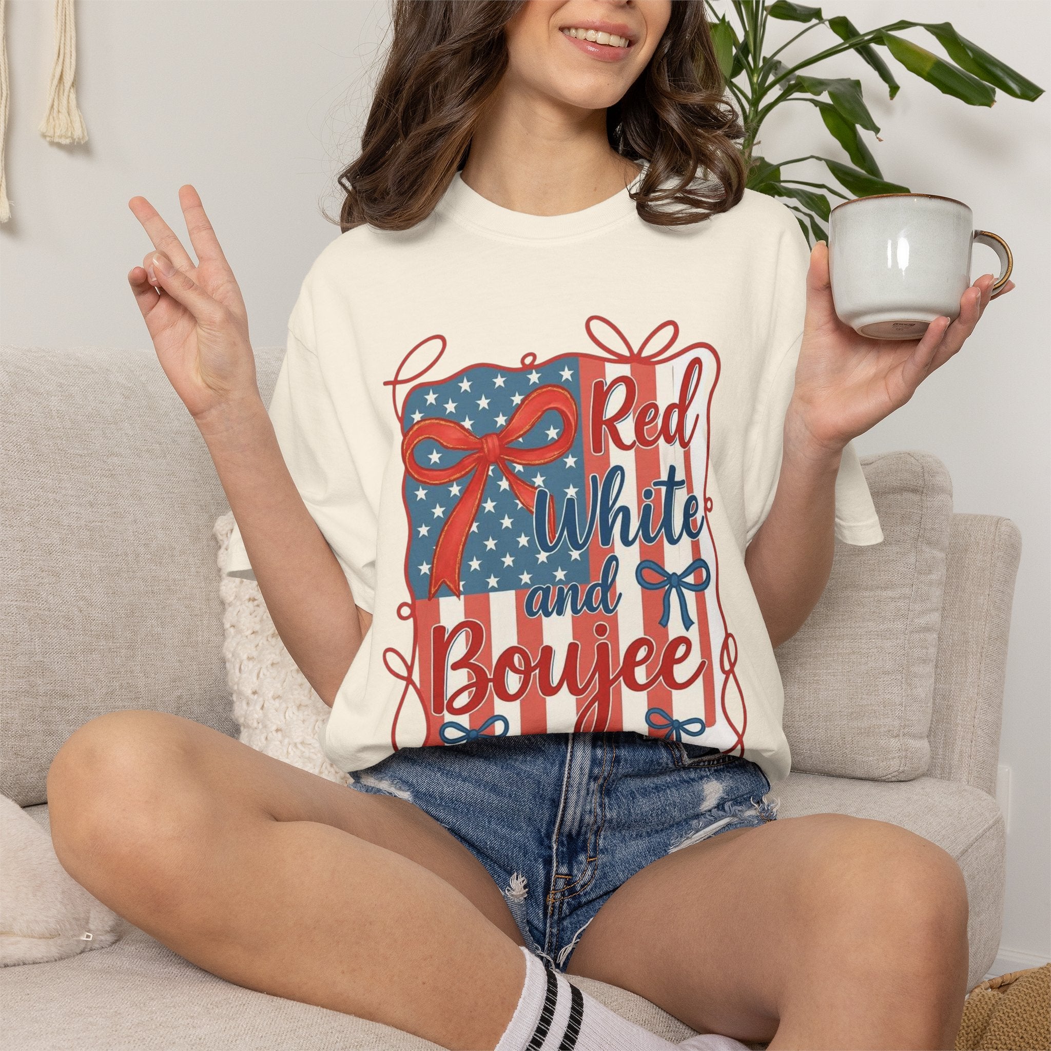 Red White and Boujee T-shirt