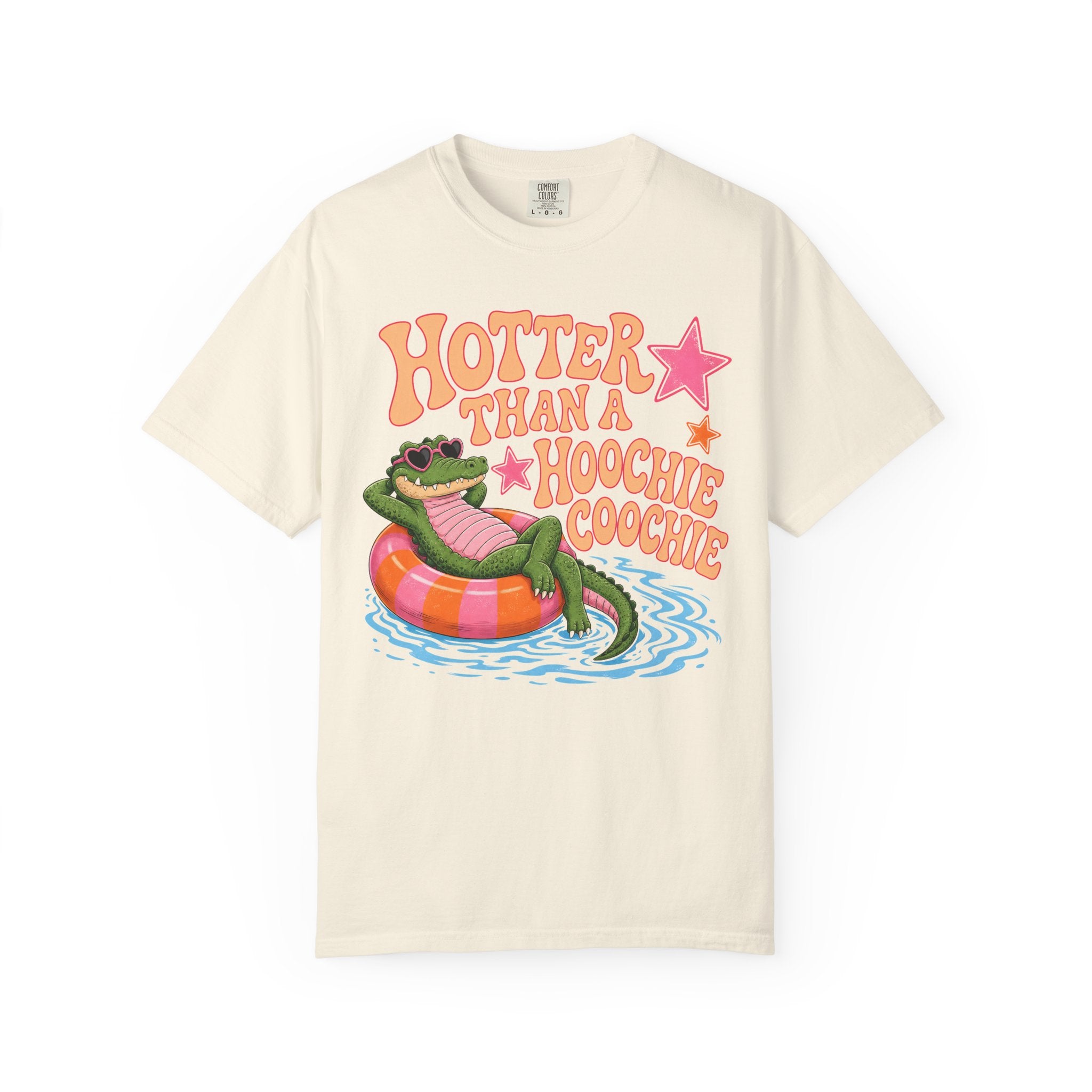 Hotter Than a Hoochie Coochie T-Shirt — Retro Frog Summer Graphic Tee