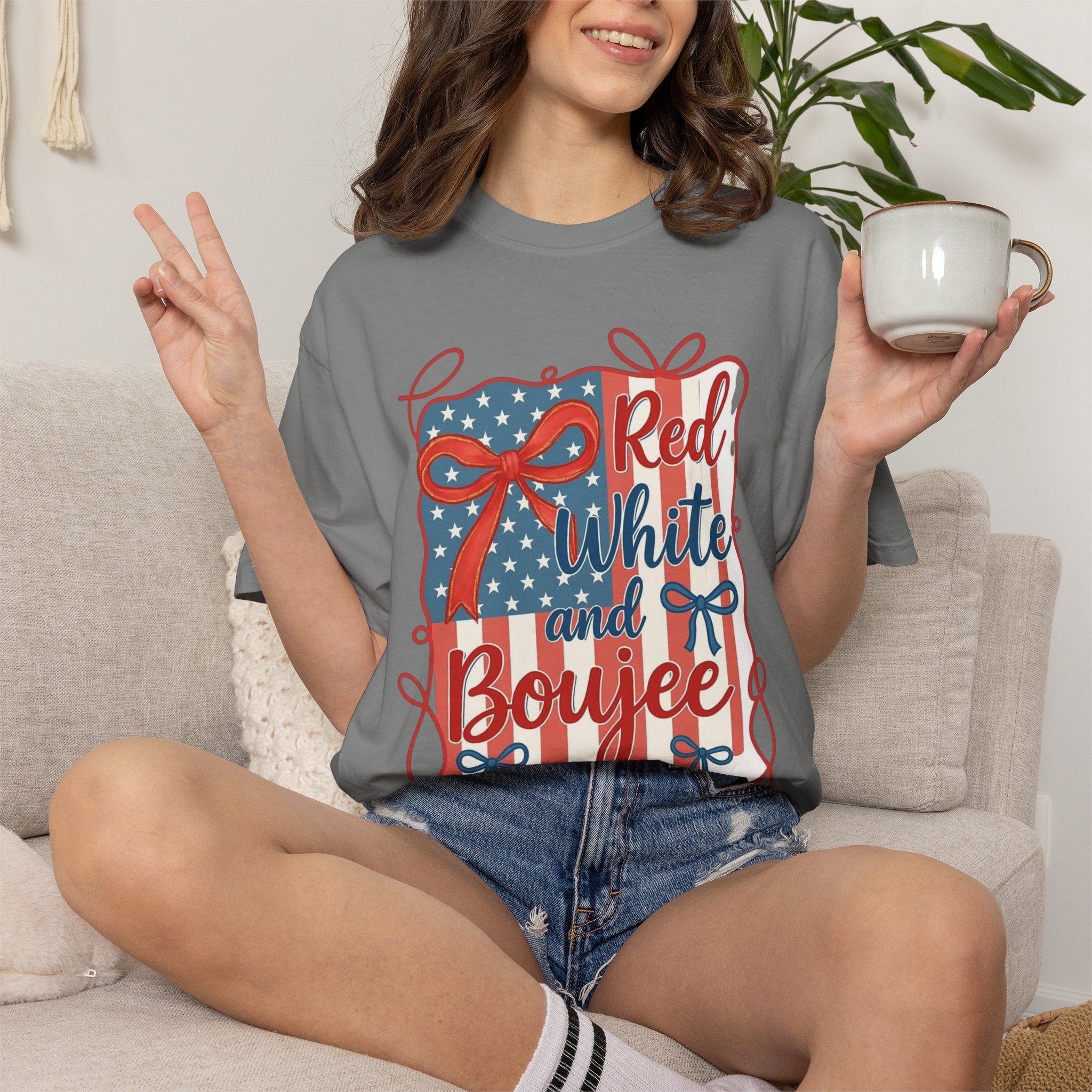 Red White and Boujee T-shirt