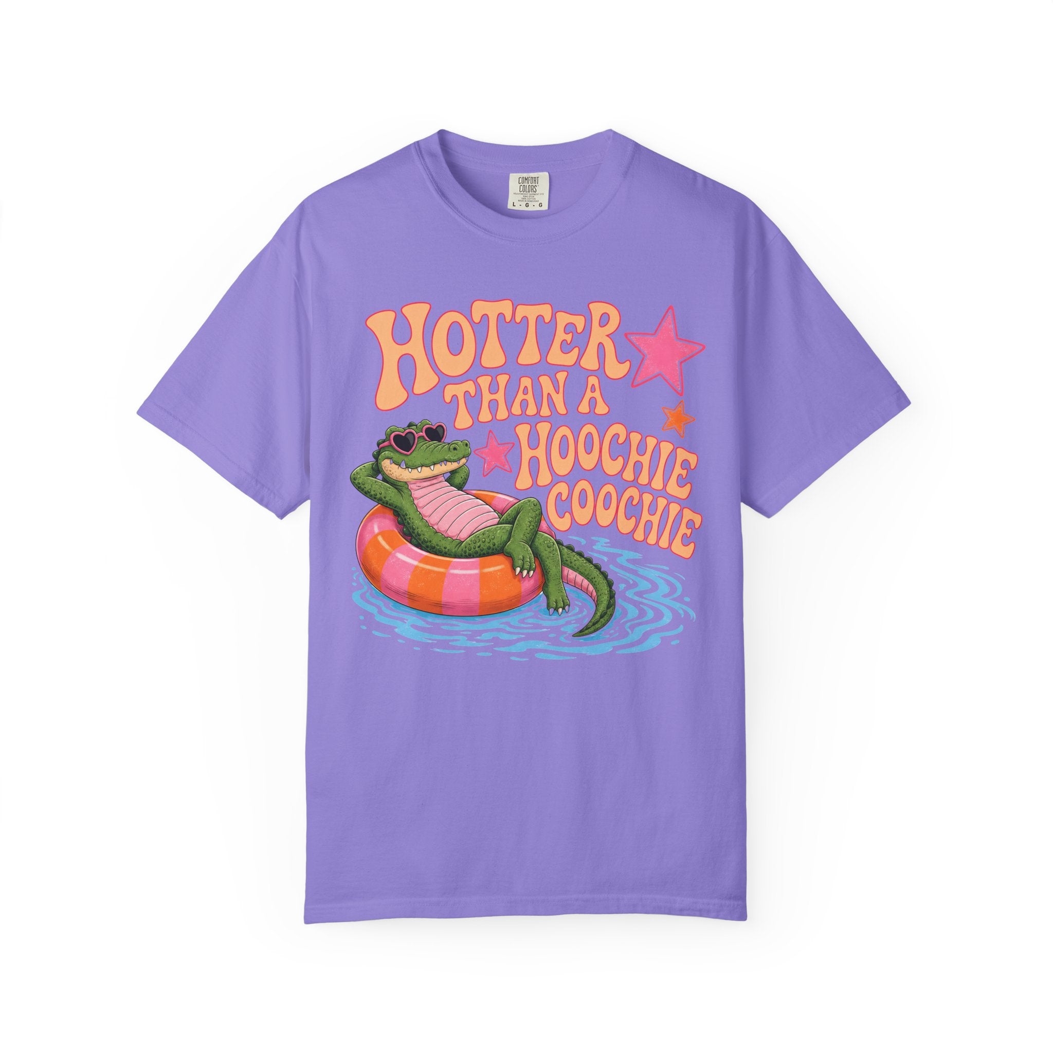 Hotter Than a Hoochie Coochie T-Shirt — Retro Frog Summer Graphic Tee