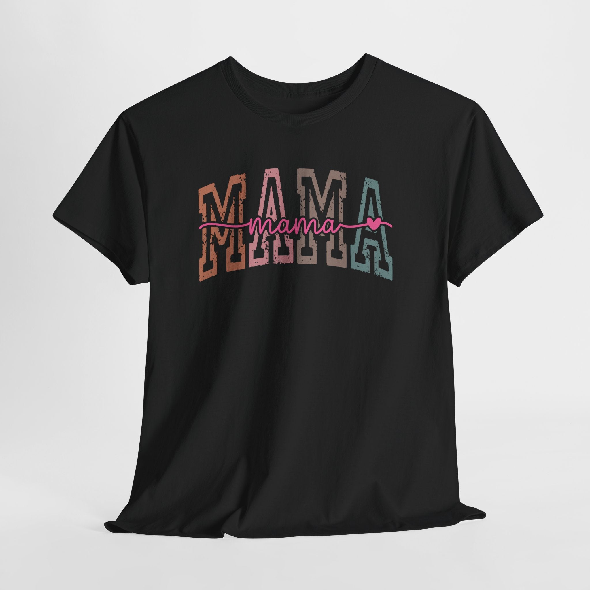 'MAMA' Retro Outline Mom T‑Shirt | Mother's Day Gift