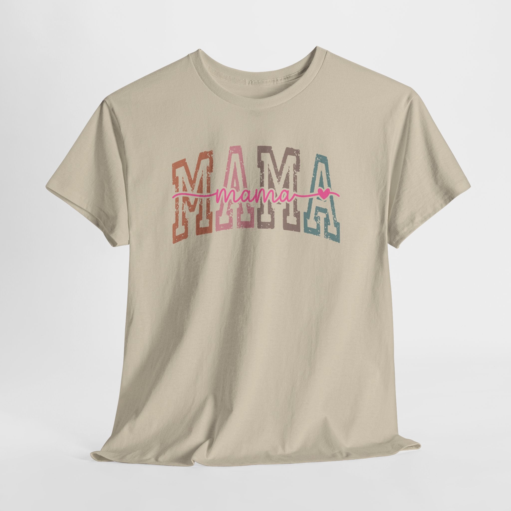 'MAMA' Retro Outline Mom T‑Shirt | Mother's Day Gift