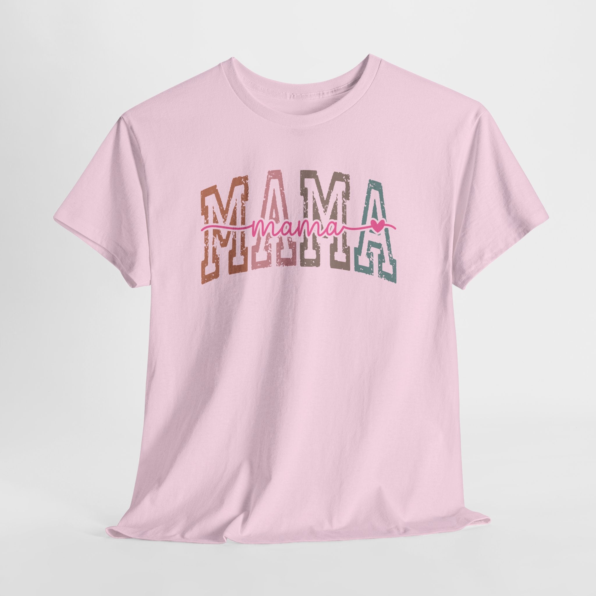'MAMA' Retro Outline Mom T‑Shirt | Mother's Day Gift