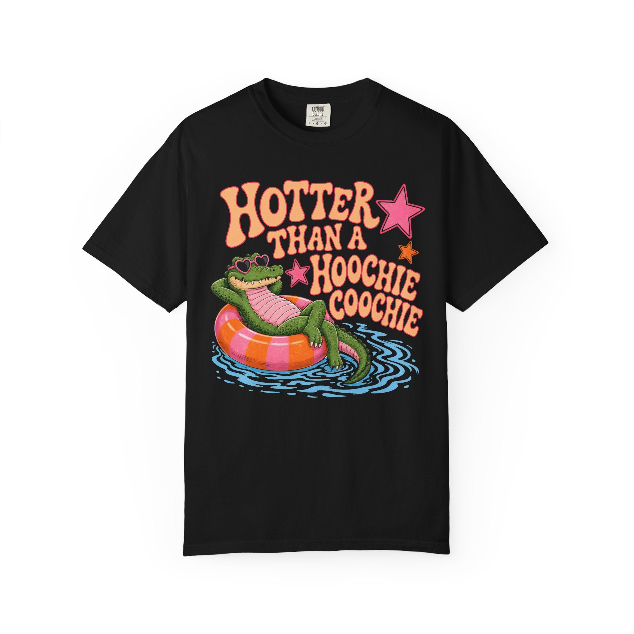 Hotter Than a Hoochie Coochie T-Shirt — Retro Frog Summer Graphic Tee