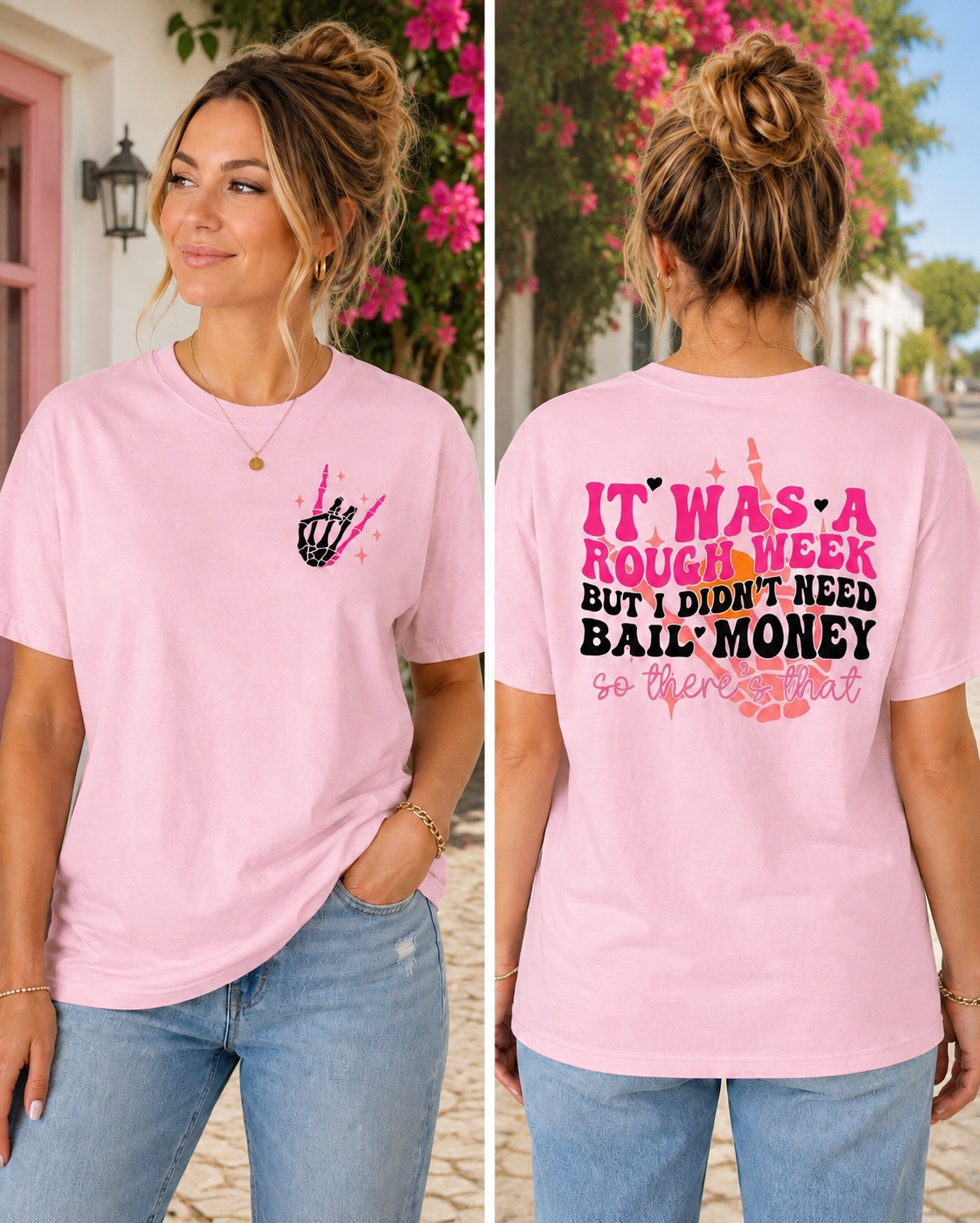 "It Was a Rough Week But I Didn’t Need Bail Money" Graphic Tee