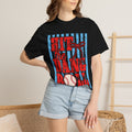 Hit the Dang Ball Baseball T-Shirt — Patriotic Retro Soft Graphic Tee