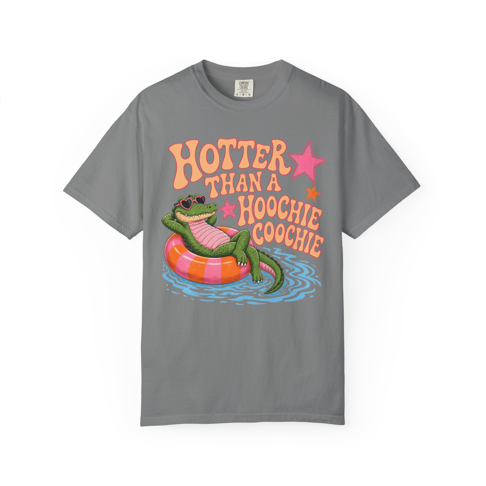 Hotter Than a Hoochie Coochie T-Shirt — Retro Frog Summer Graphic Tee