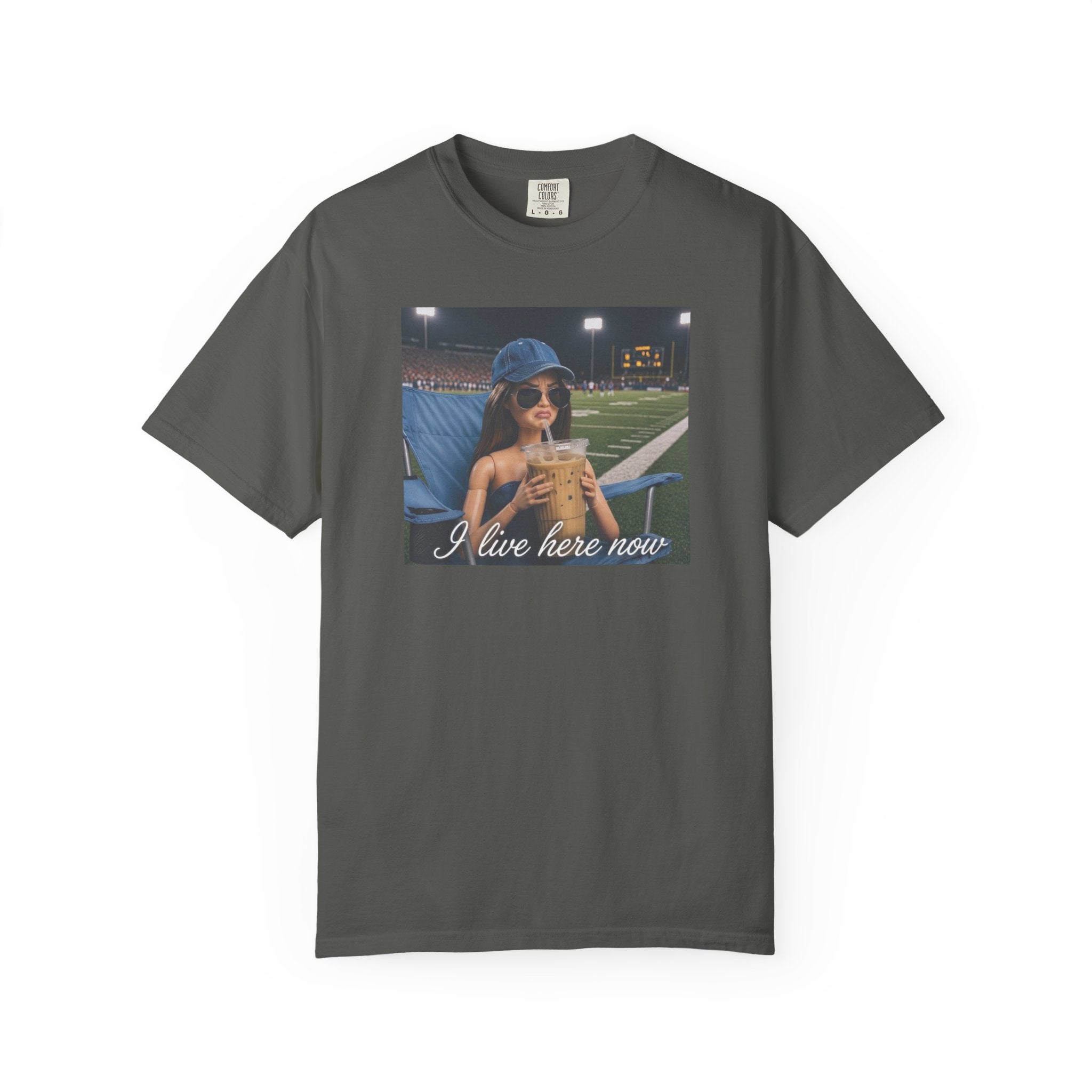I Live Here Now T-Shirt — Vintage Photo Graphic Tee