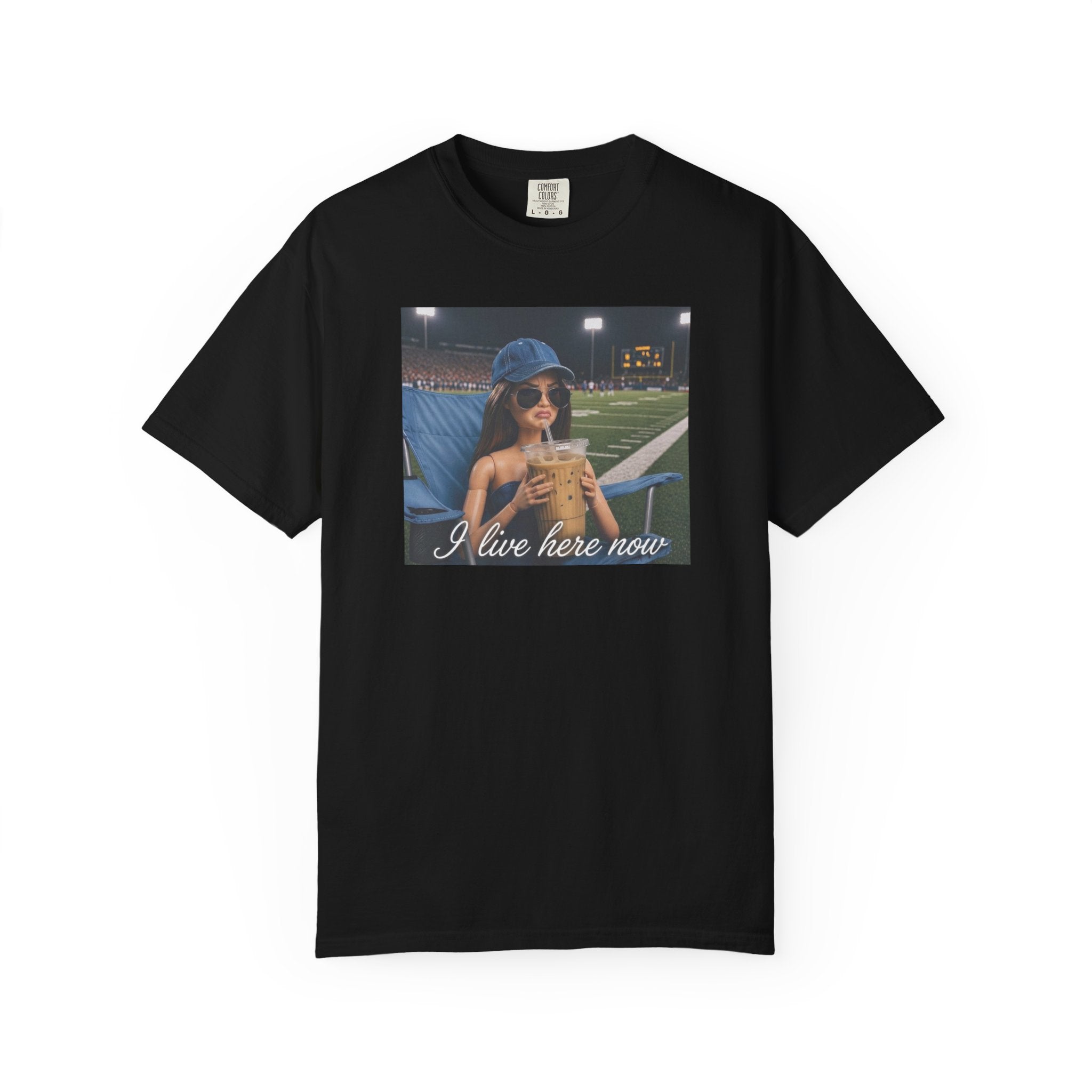I Live Here Now T-Shirt — Vintage Photo Graphic Tee