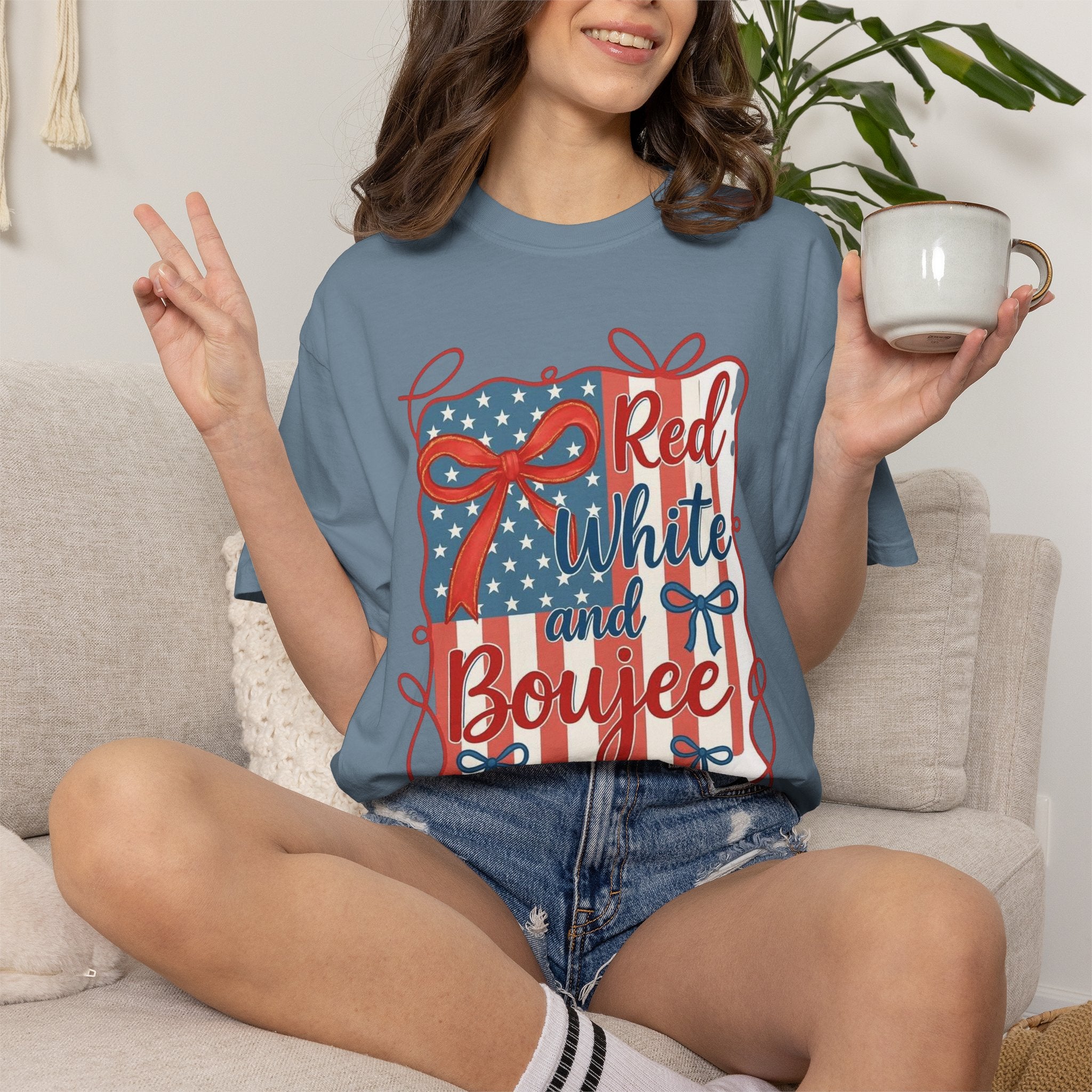 Red White and Boujee T-shirt