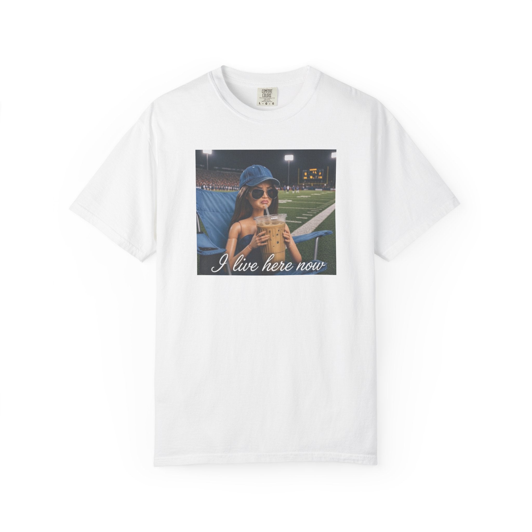 I Live Here Now T-Shirt — Vintage Photo Graphic Tee