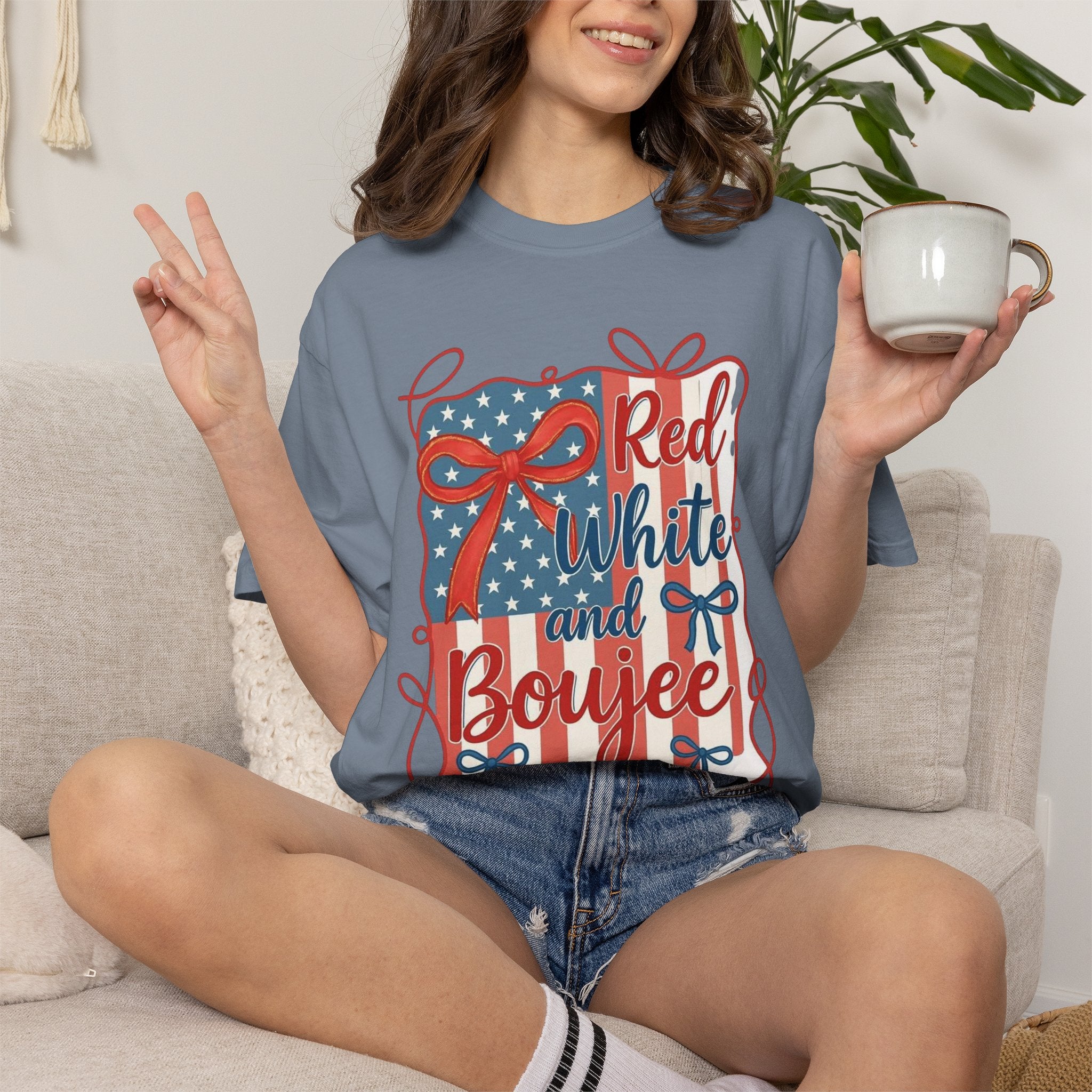 Red White and Boujee T-shirt