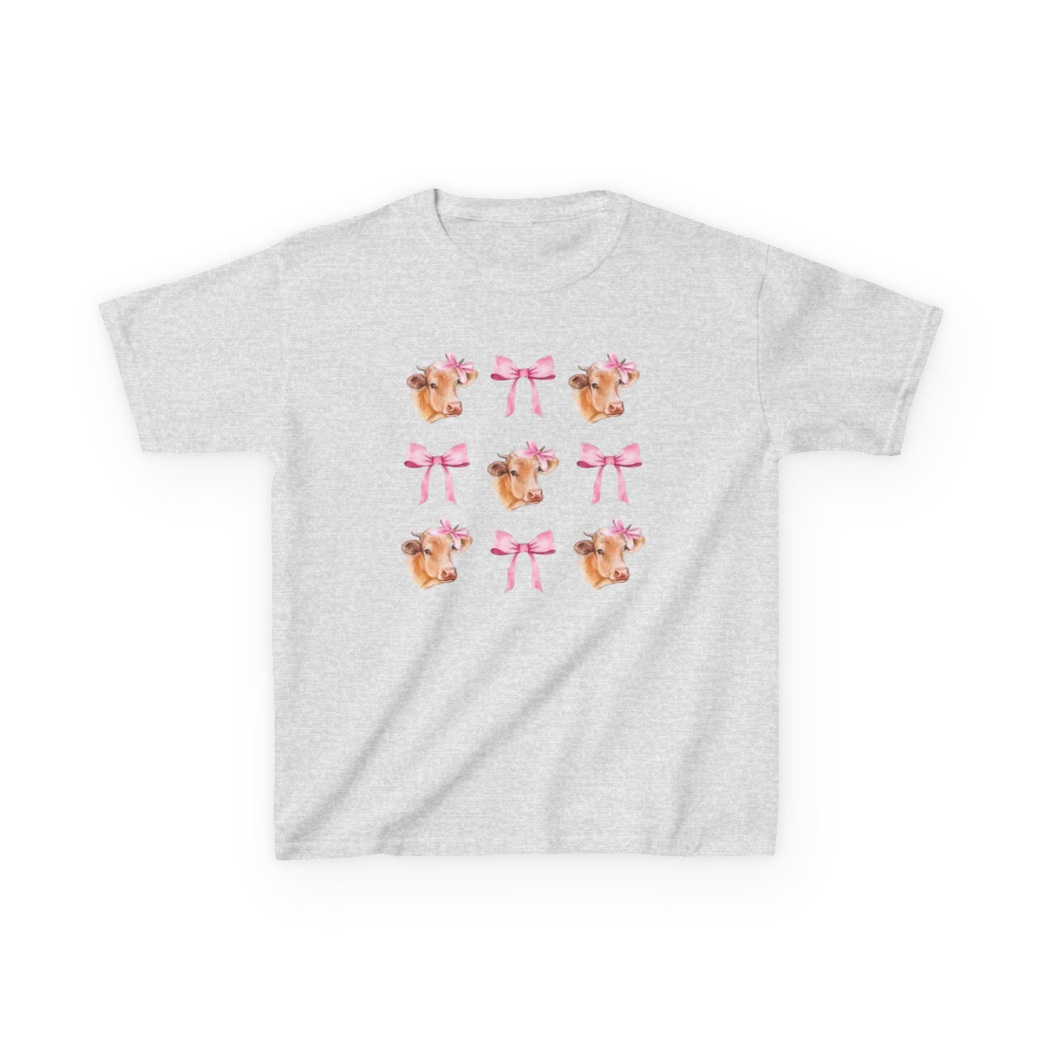 Cute Cow & Pink Bows Pattern