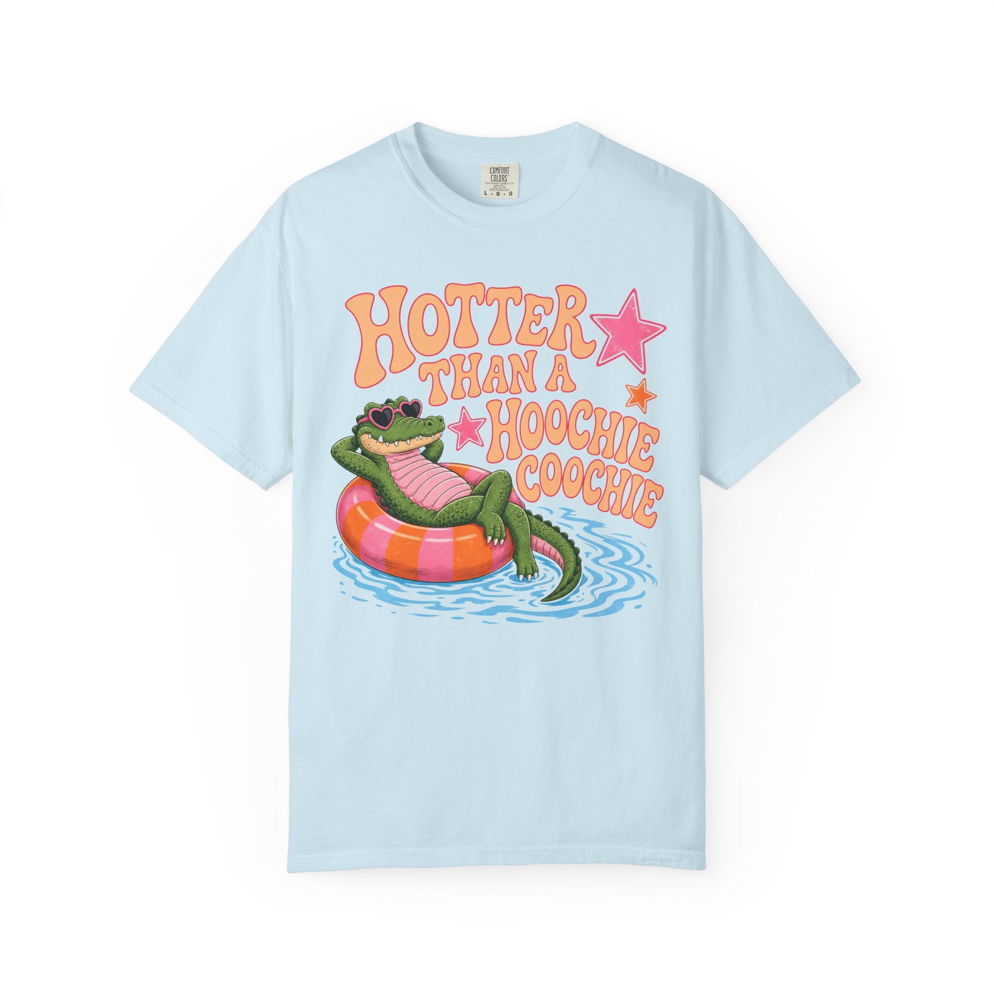 Hotter Than a Hoochie Coochie T-Shirt — Retro Frog Summer Graphic Tee